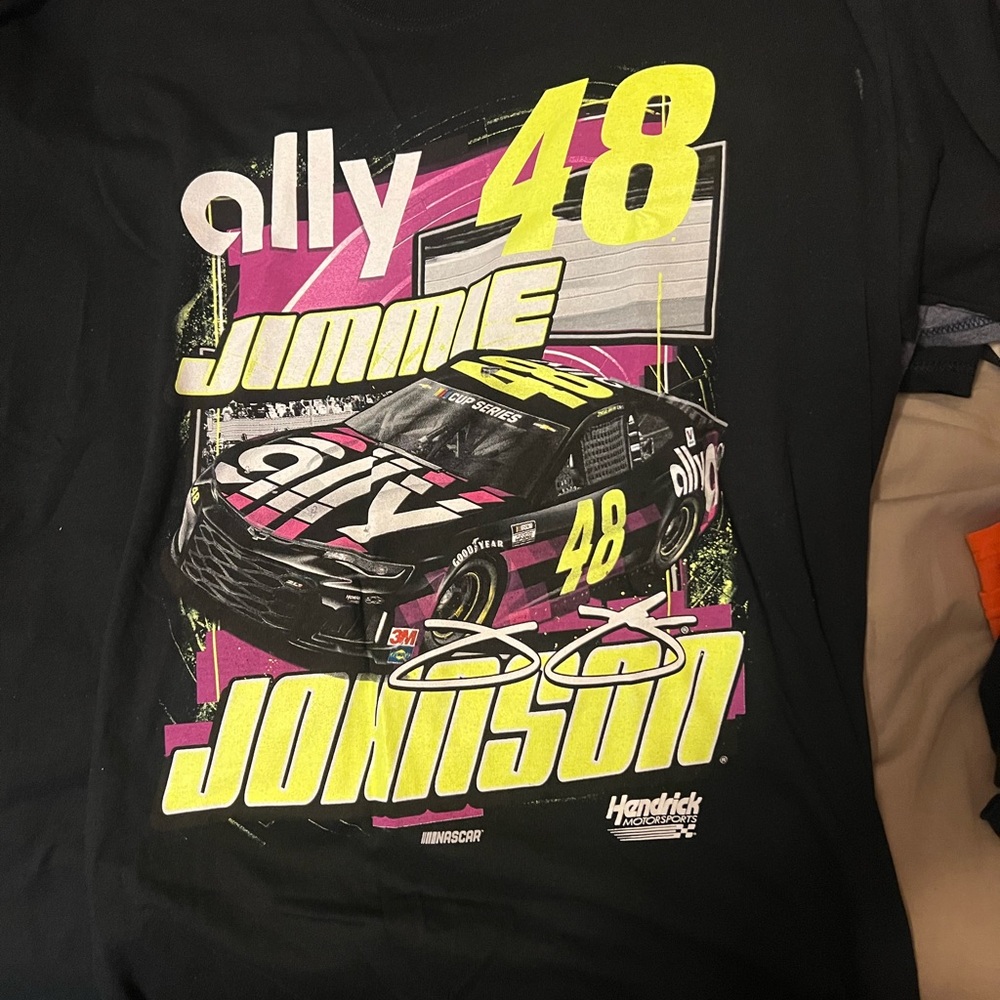 Jimmie Johnson Final season Ally NASCAR shirt